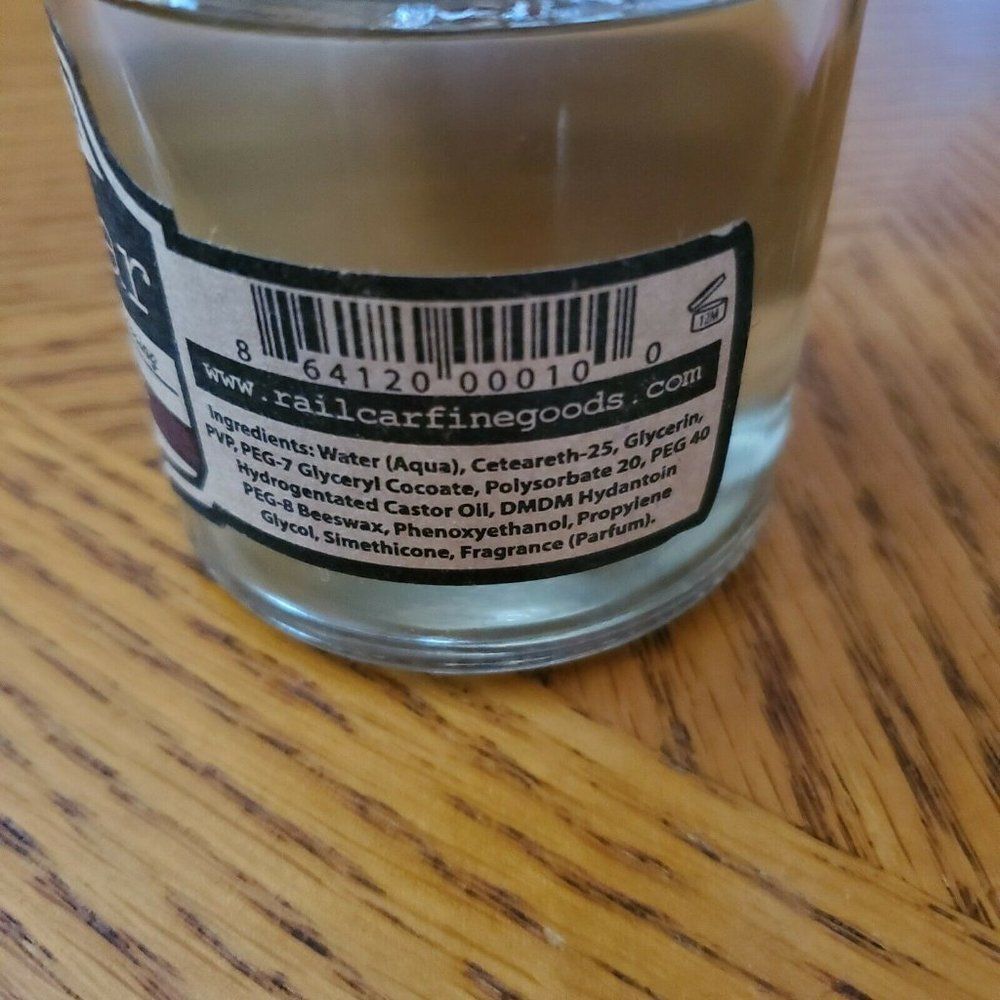 NEW Railcar Pomade Supreme Hold Sealed Made in USA Glass Jar 4 oz Firm Med Shine - Picture 3 of 5